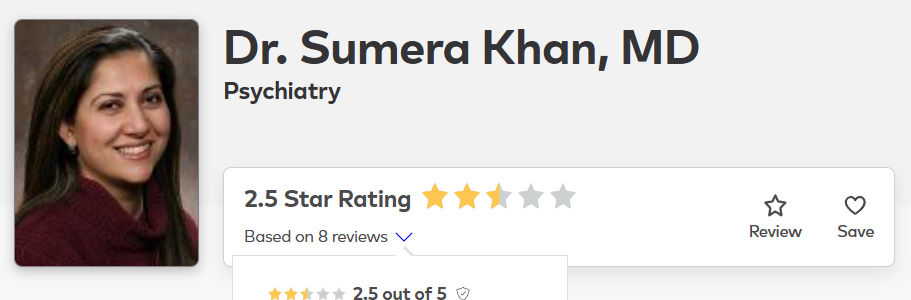 Dr. Sumera Khan - Blue Ridge Vista